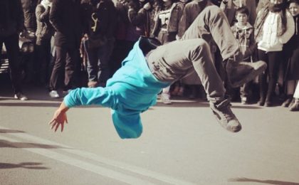 Breakdancer Backflip In Front Of Audience school of beatbox blog
