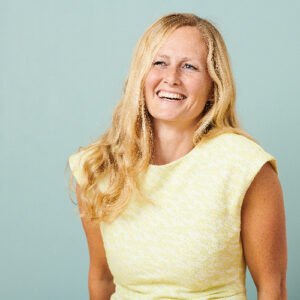 Mette testimonial Profile picture of Mette (blonde woman) smiling.
